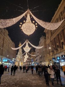 Weihnachtsbeleuchtung am Wiener Graben